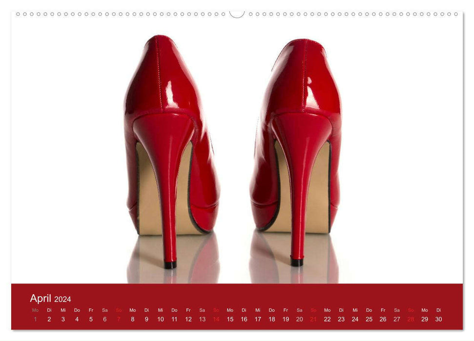 Farbenfrohe High Heels (CALVENDO Premium Wandkalender 2024)