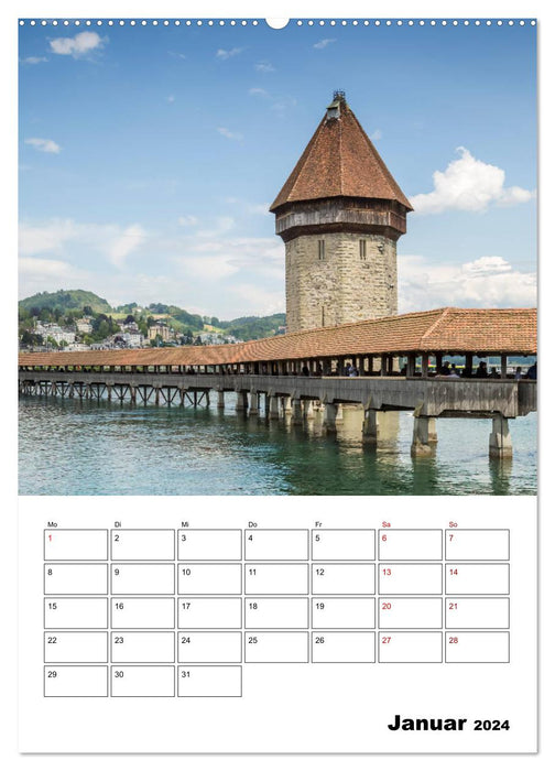 Welcome to Lucerne (CALVENDO wall calendar 2024) 