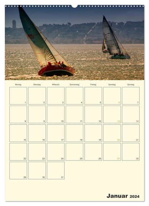 Segeln, unser Jahresplaner (CALVENDO Premium Wandkalender 2024)