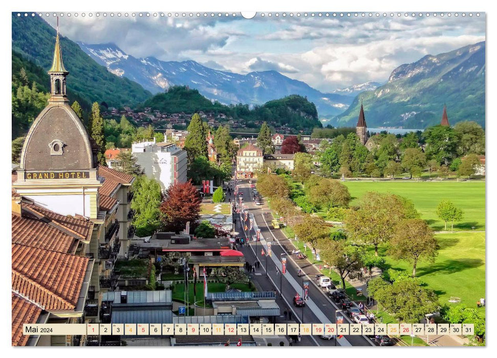 Auf der großen Tour durch die Schweiz, Etappe 2, Genfer See nach St. Gallen (CALVENDO Wandkalender 2024)