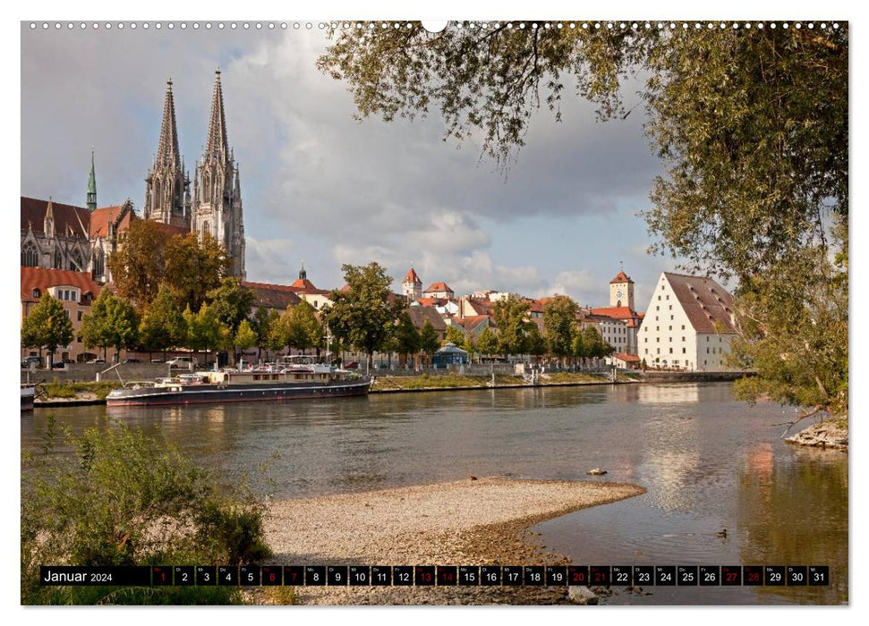 Deutschlands Flüsse (CALVENDO Premium Wandkalender 2024)
