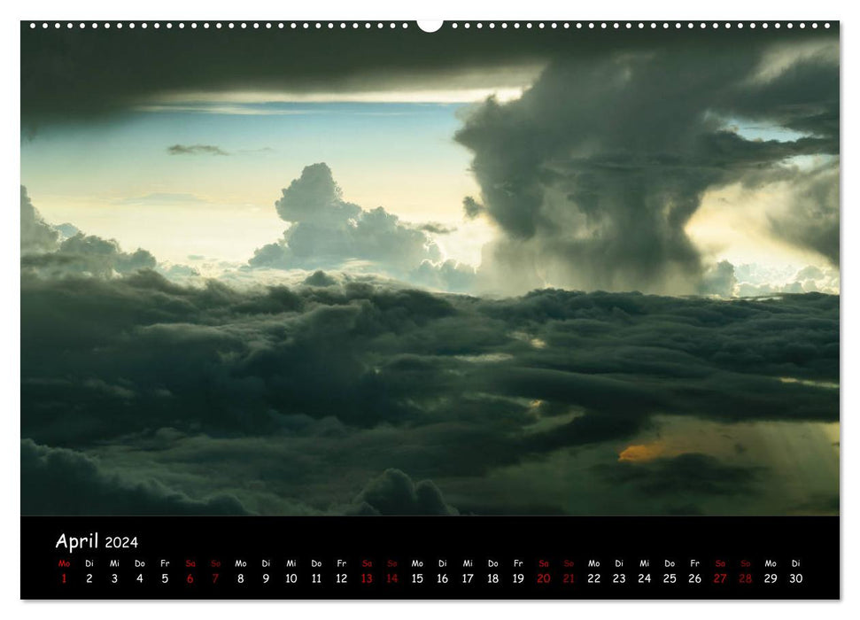 Wolkenwelten (CALVENDO Premium Wandkalender 2024)