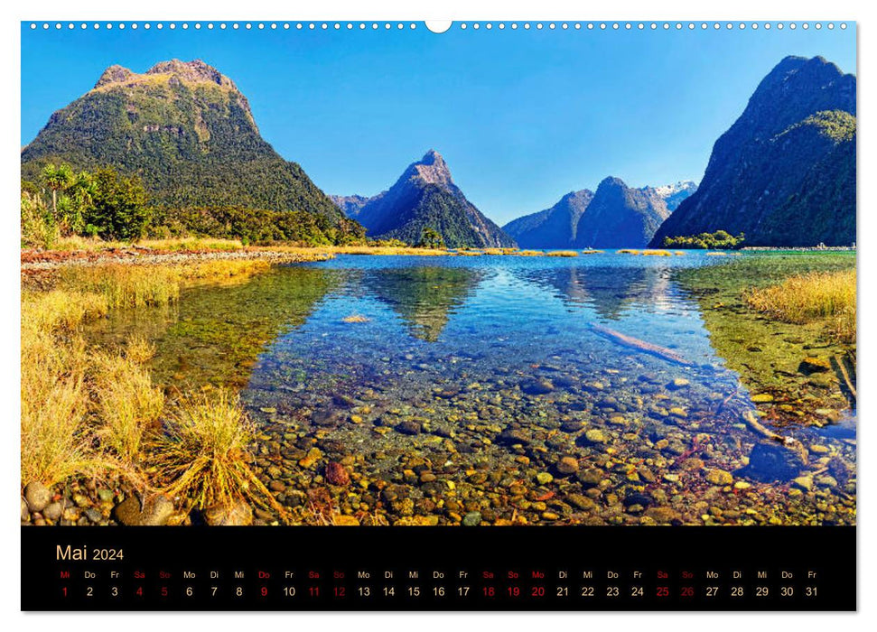 South Sea Dream New Zealand (CALVENDO wall calendar 2024) 