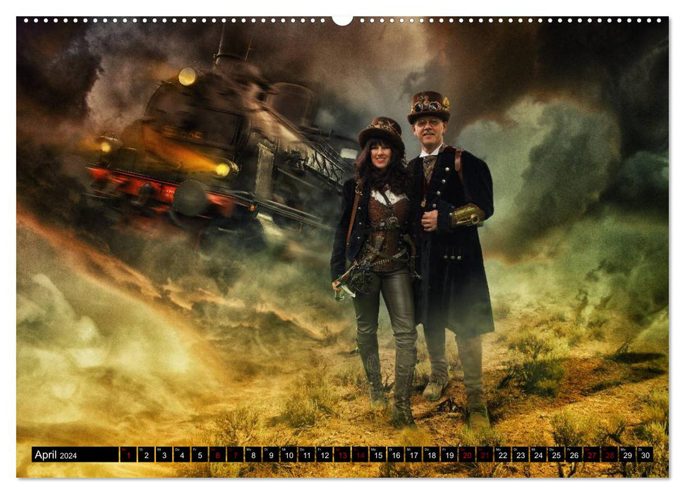 Steampunks (CALVENDO Premium Wandkalender 2024)