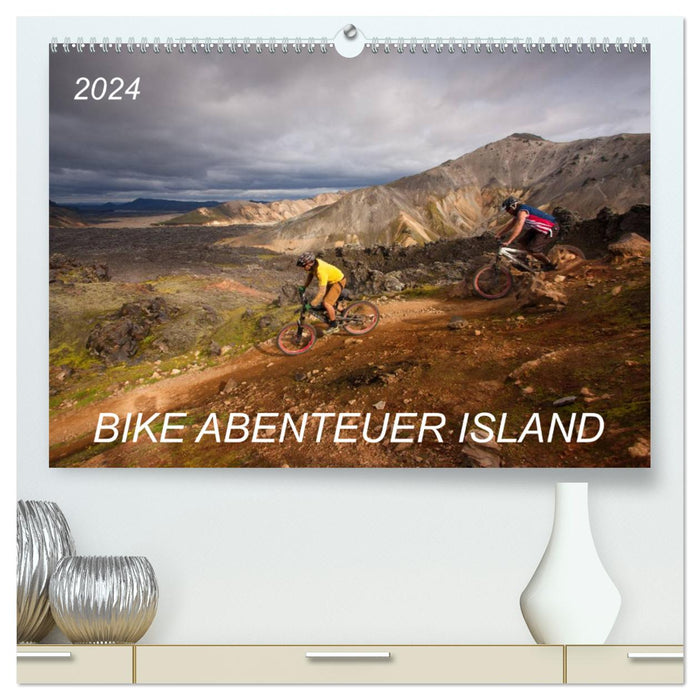 Bike Abenteuer Island (CALVENDO Premium Wandkalender 2024)