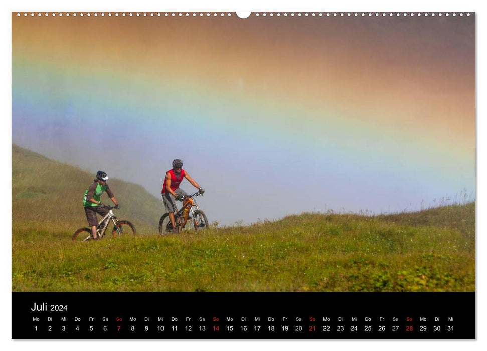 Bike Abenteuer Island (CALVENDO Premium Wandkalender 2024)
