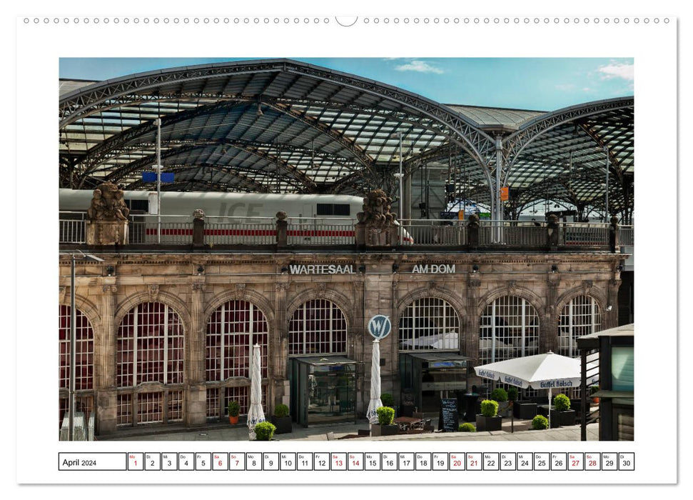 Cologne perspective (CALVENDO wall calendar 2024) 