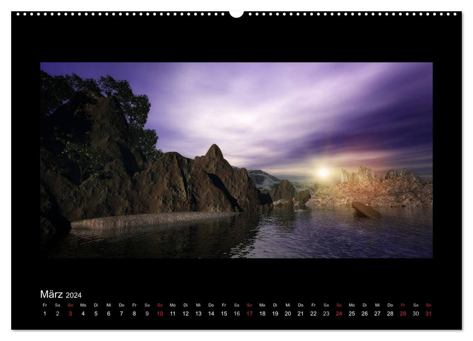Unglaubliche Sonnenuntergänge (CALVENDO Premium Wandkalender 2024)