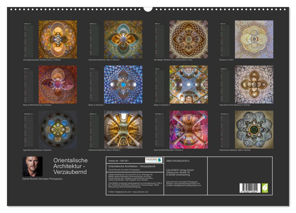 Orientalische Architektur - Verzaubernd (CALVENDO Wandkalender 2024)