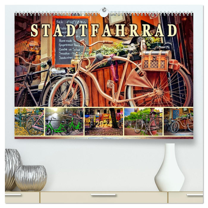 Stadtfahrrad (CALVENDO Premium Wandkalender 2024)