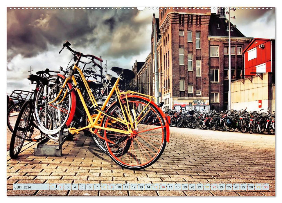 City bike (CALVENDO Premium wall calendar 2024) 