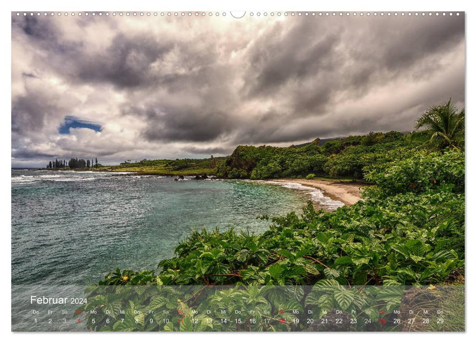 Hawaii - Maui dream island in the Pacific (CALVENDO Premium Wall Calendar 2024) 