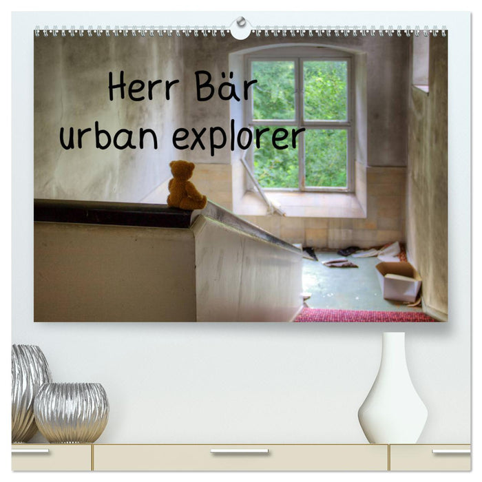 Herr Bär urban explorer (CALVENDO Premium Wandkalender 2024)