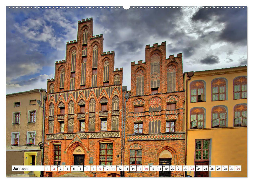 Thorn Torun - Die gotische Altstadt (CALVENDO Premium Wandkalender 2024)