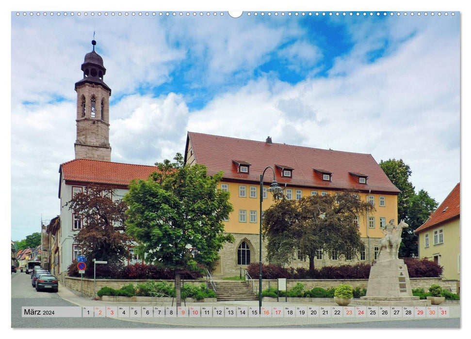 Bad Langensalza - Die Kur- und Gartenstadt (CALVENDO Premium Wandkalender 2024)