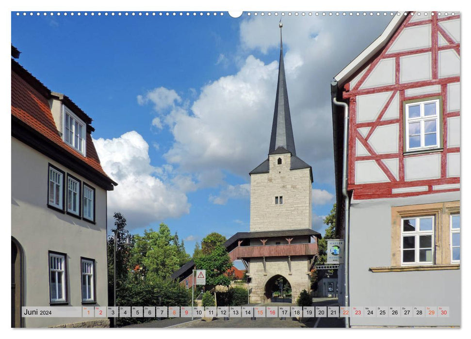 Bad Langensalza - The spa and garden city (CALVENDO Premium Wall Calendar 2024) 