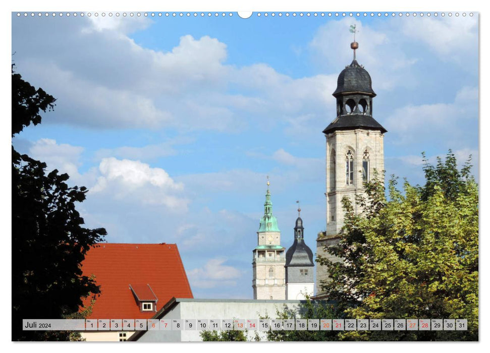 Bad Langensalza - The spa and garden city (CALVENDO Premium Wall Calendar 2024) 