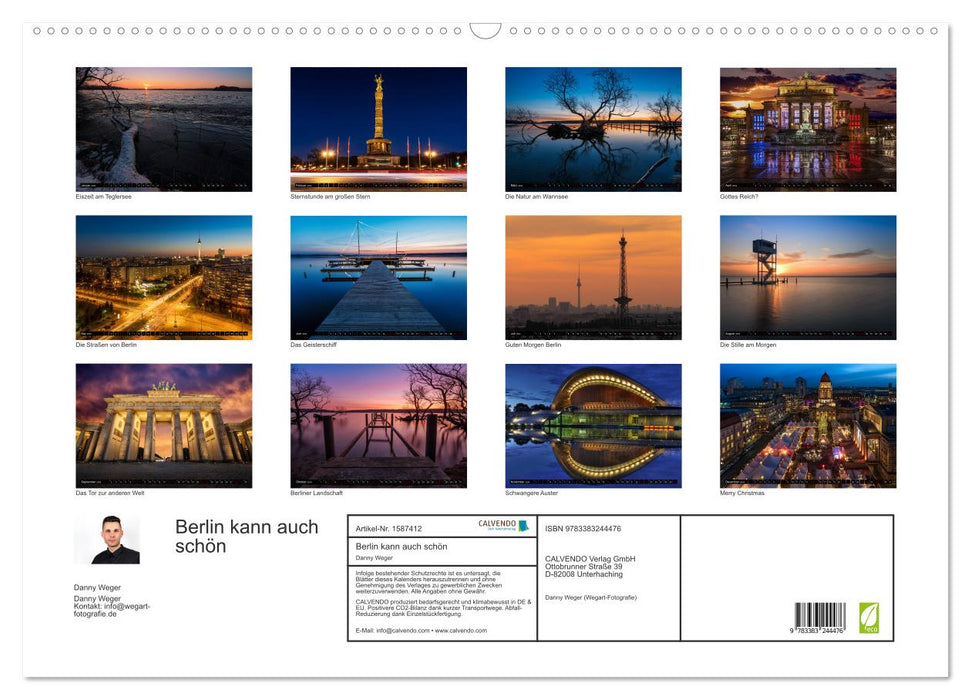 Berlin can also be beautiful (CALVENDO wall calendar 2024) 