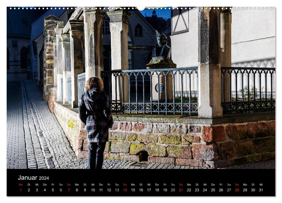 Martin Luther - Stationen seines Lebens (CALVENDO Premium Wandkalender 2024)