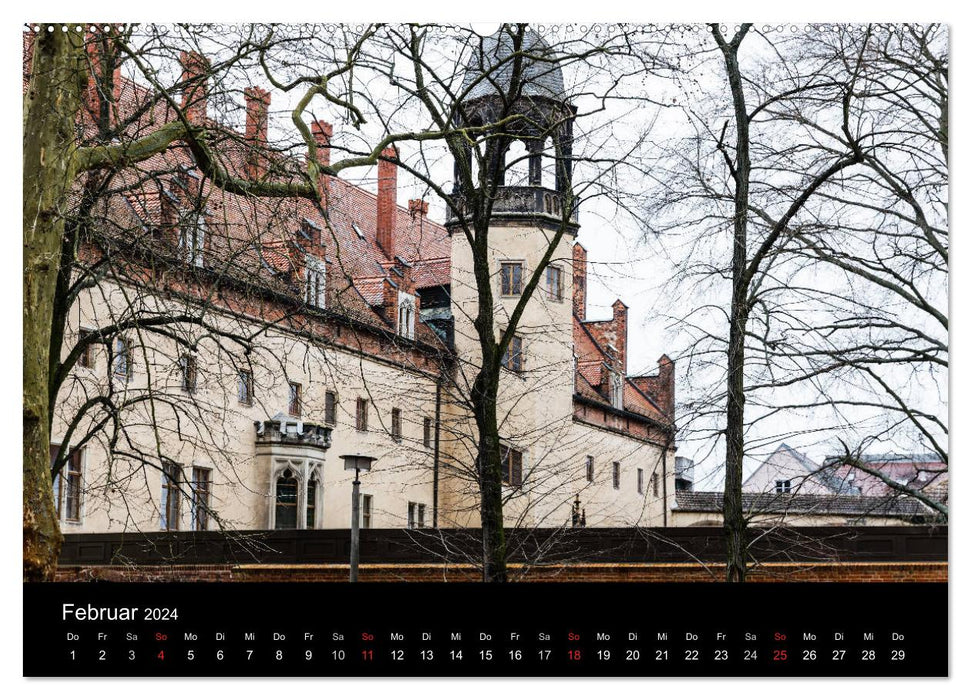 Martin Luther - Stationen seines Lebens (CALVENDO Premium Wandkalender 2024)