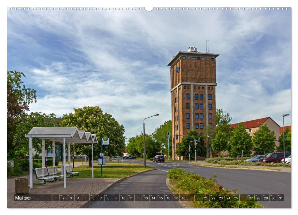 Water towers Central Germany (CALVENDO Premium Wall Calendar 2024) 