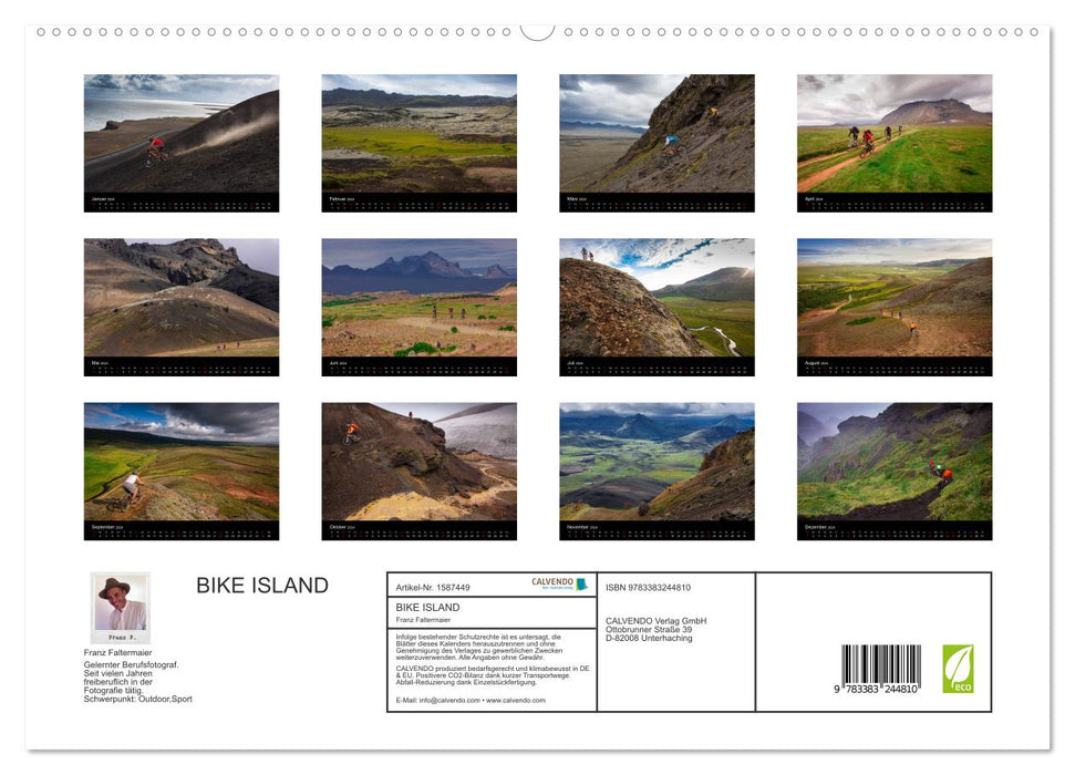 BIKE ISLAND (CALVENDO Premium Wandkalender 2024)