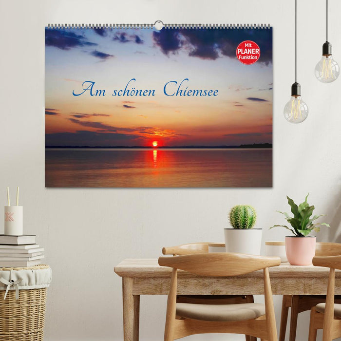 At the beautiful Chiemsee (CALVENDO wall calendar 2024) 