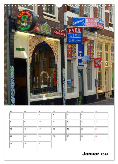 Life in Amsterdam (CALVENDO wall calendar 2024) 