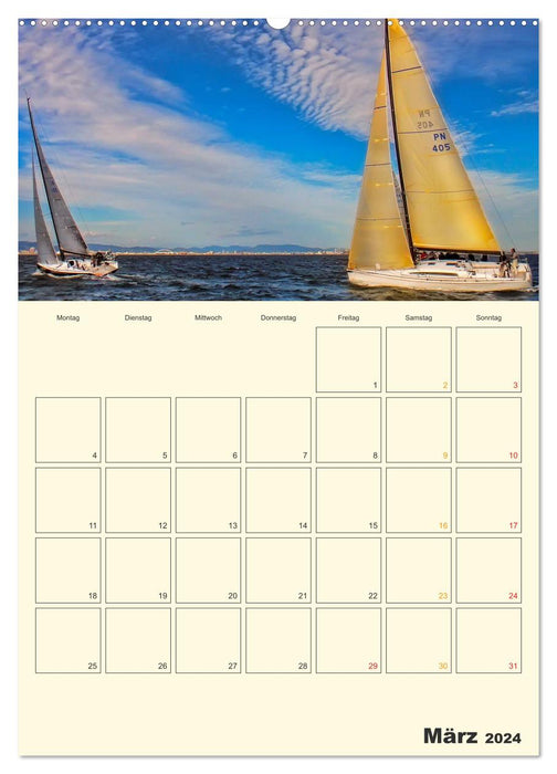 Sailing, our annual planner (CALVENDO wall calendar 2024) 