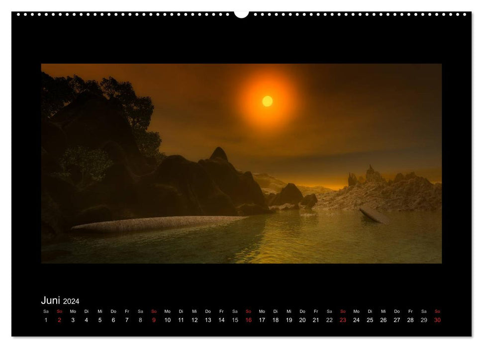 Unglaubliche Sonnenuntergänge (CALVENDO Wandkalender 2024)