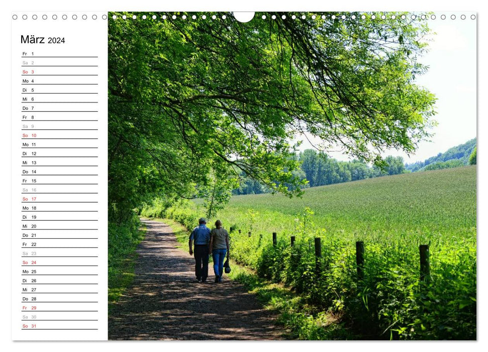 Natural landscape of Laacher See (CALVENDO wall calendar 2024) 