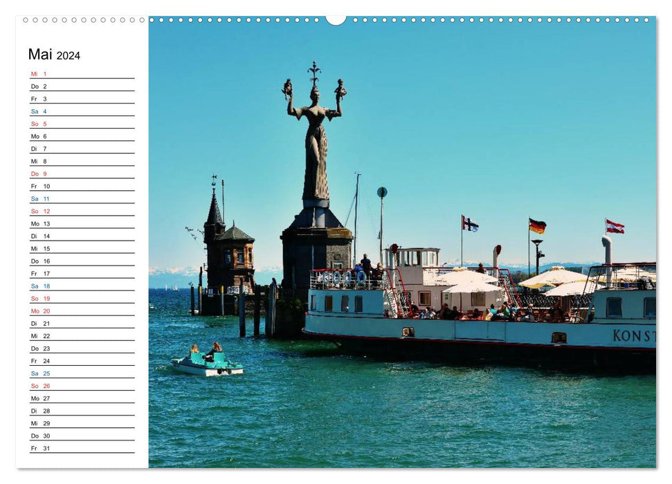 Konstanz - Ansichtssache (CALVENDO Premium Wandkalender 2024)