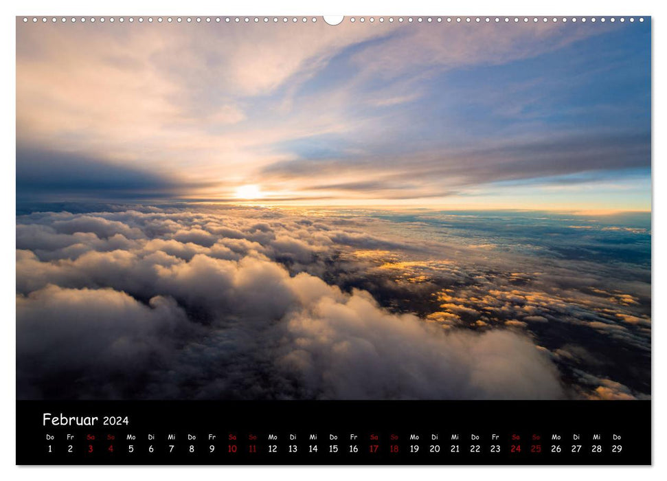 Wolkenwelten (CALVENDO Wandkalender 2024)