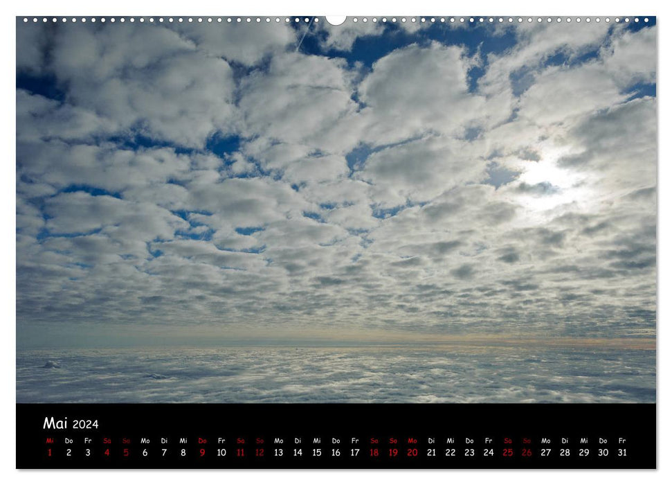 Cloud worlds (CALVENDO wall calendar 2024) 