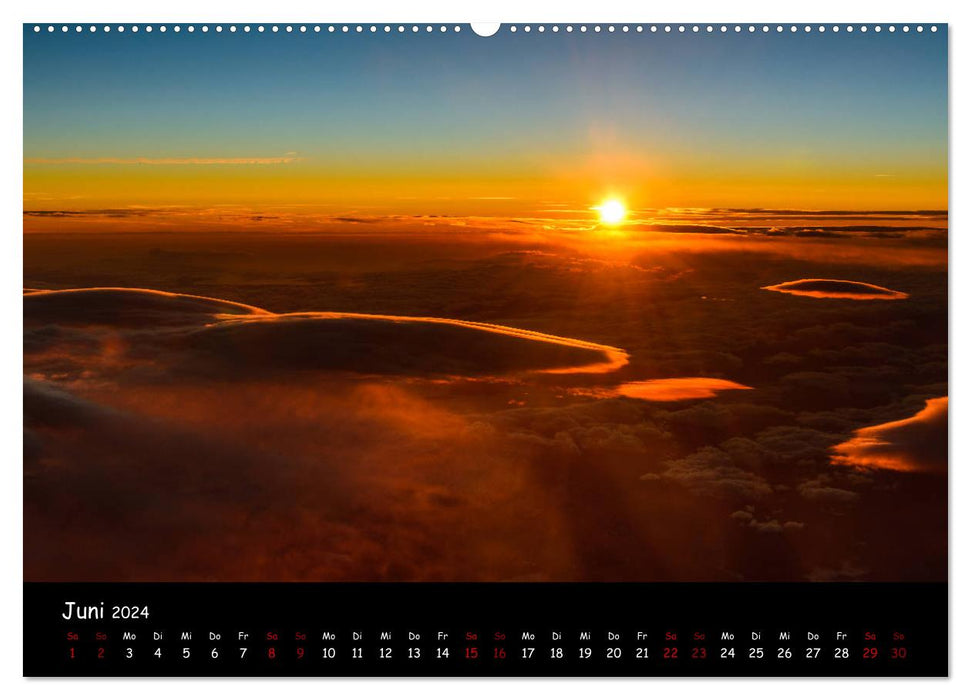 Cloud worlds (CALVENDO wall calendar 2024) 