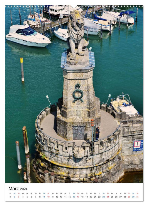 Lindau - Inselstadt am Bodensee (CALVENDO Premium Wandkalender 2024)