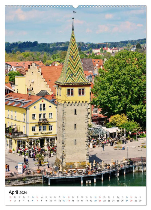 Lindau - island town on Lake Constance (CALVENDO Premium Wall Calendar 2024) 