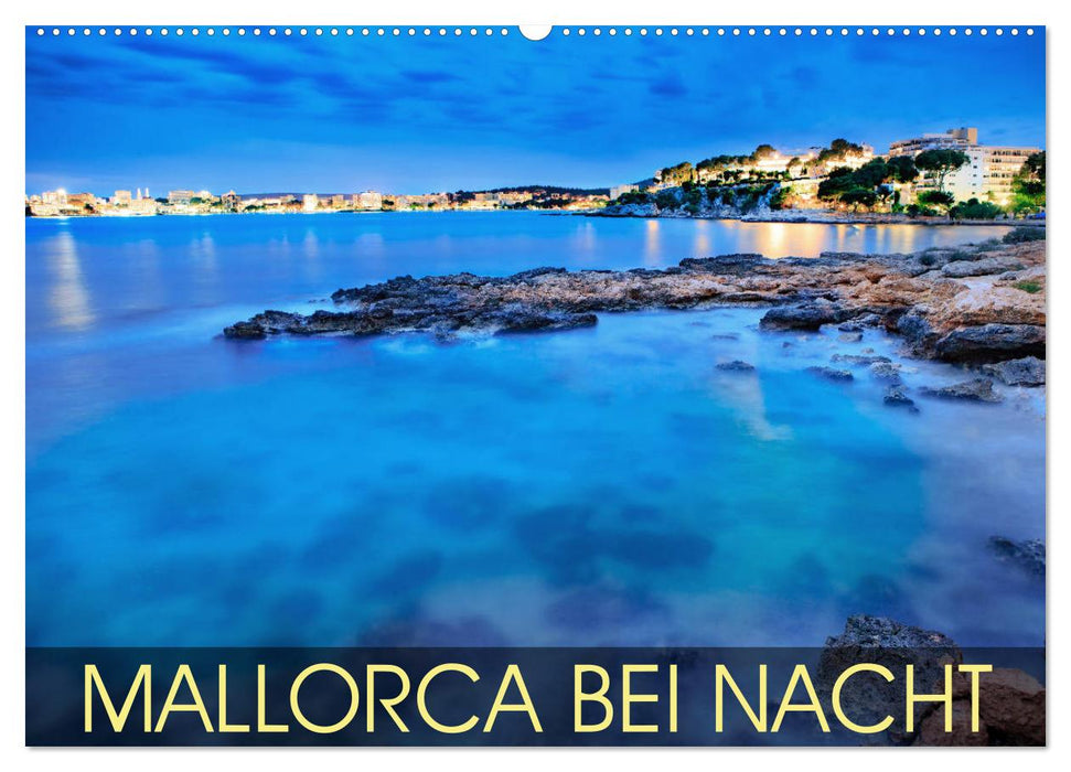 MALLORCA BEI NACHT (CALVENDO Wandkalender 2024)