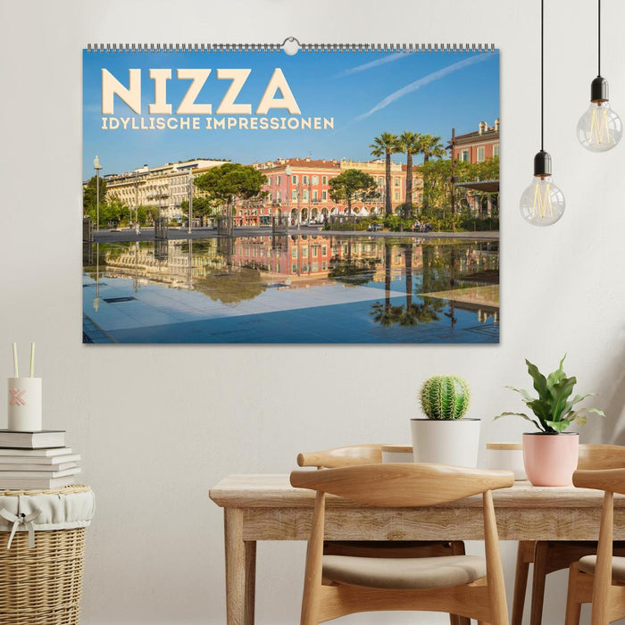 NIZZA Idyllic impressions (CALVENDO wall calendar 2024) 