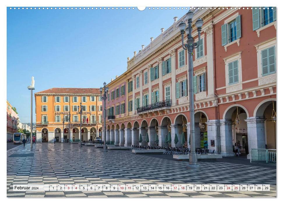 NIZZA Idyllische Impressionen (CALVENDO Wandkalender 2024)