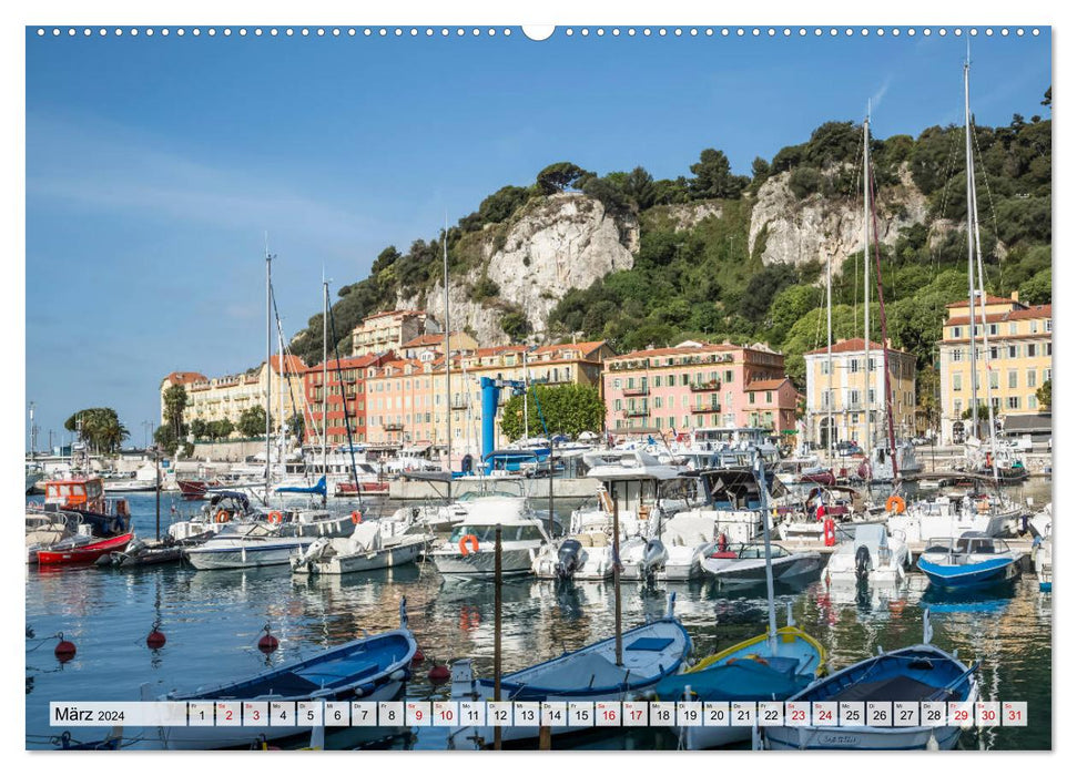 NIZZA Idyllische Impressionen (CALVENDO Wandkalender 2024)