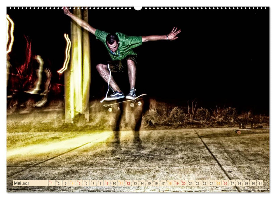 Skateboarding, so cool (CALVENDO Premium Wandkalender 2024)