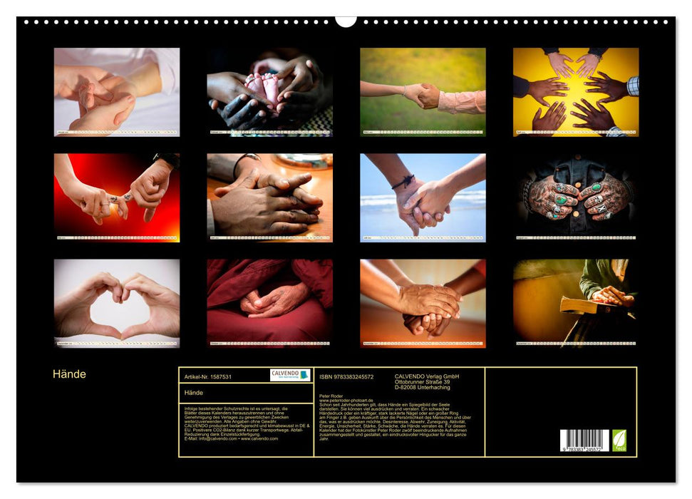 Hands (CALVENDO wall calendar 2024) 