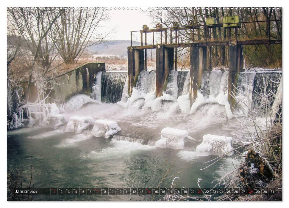 Feng Shui Farben - Element Wasser (CALVENDO Wandkalender 2024)