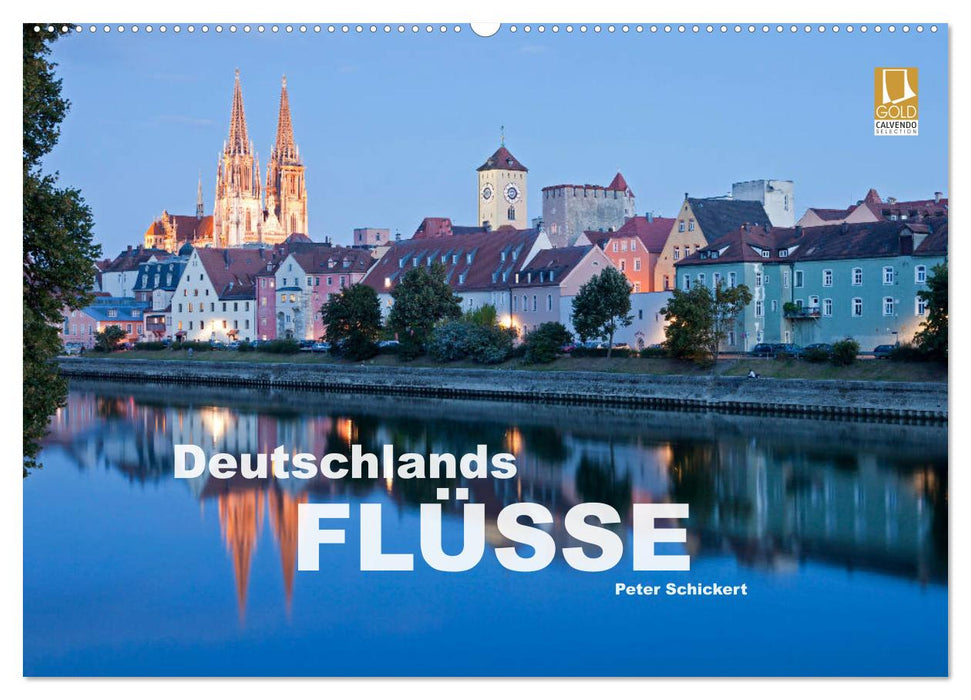 Deutschlands Flüsse (CALVENDO Wandkalender 2024)