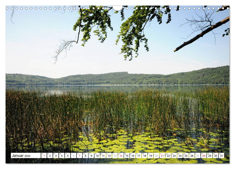 Natural landscape of Laacher See (CALVENDO wall calendar 2024) 