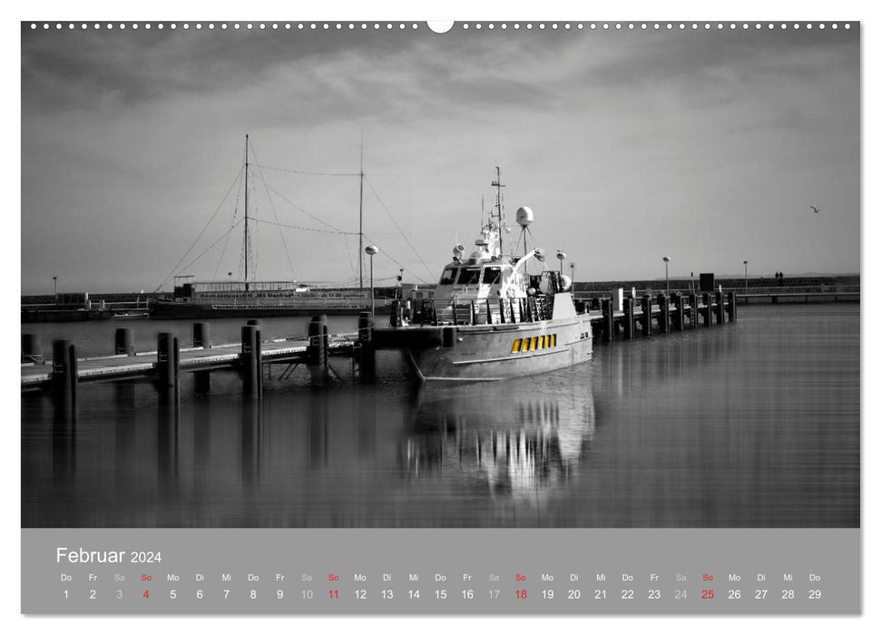 Häfen der Ostsee (CALVENDO Premium Wandkalender 2024)