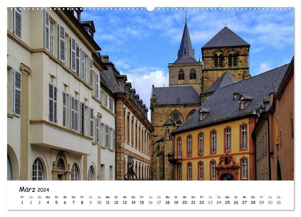 A pearl on the Moselle - Trier (CALVENDO Premium Wall Calendar 2024) 
