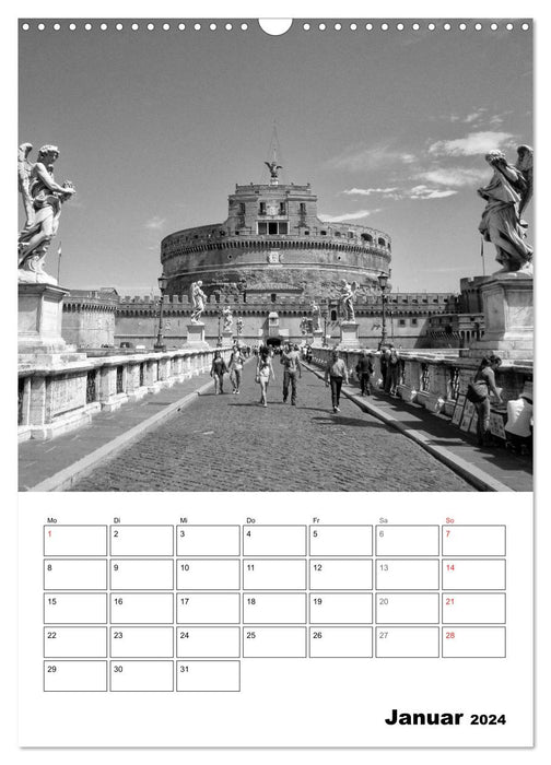 Die ewige Stadt Rom (CALVENDO Wandkalender 2024)