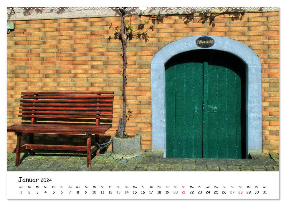 Eye-catchers - windows and doors (CALVENDO wall calendar 2024) 
